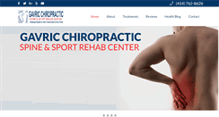 Desktop Screenshot of gavricchiropractic.com